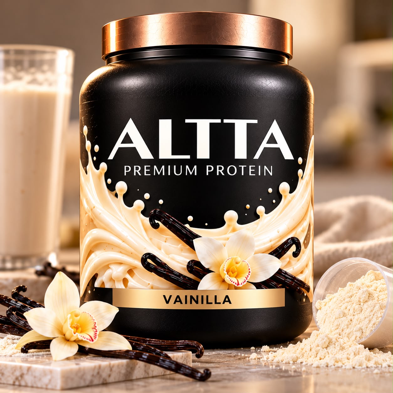 Proteína sabor vainilla de WheyProteins